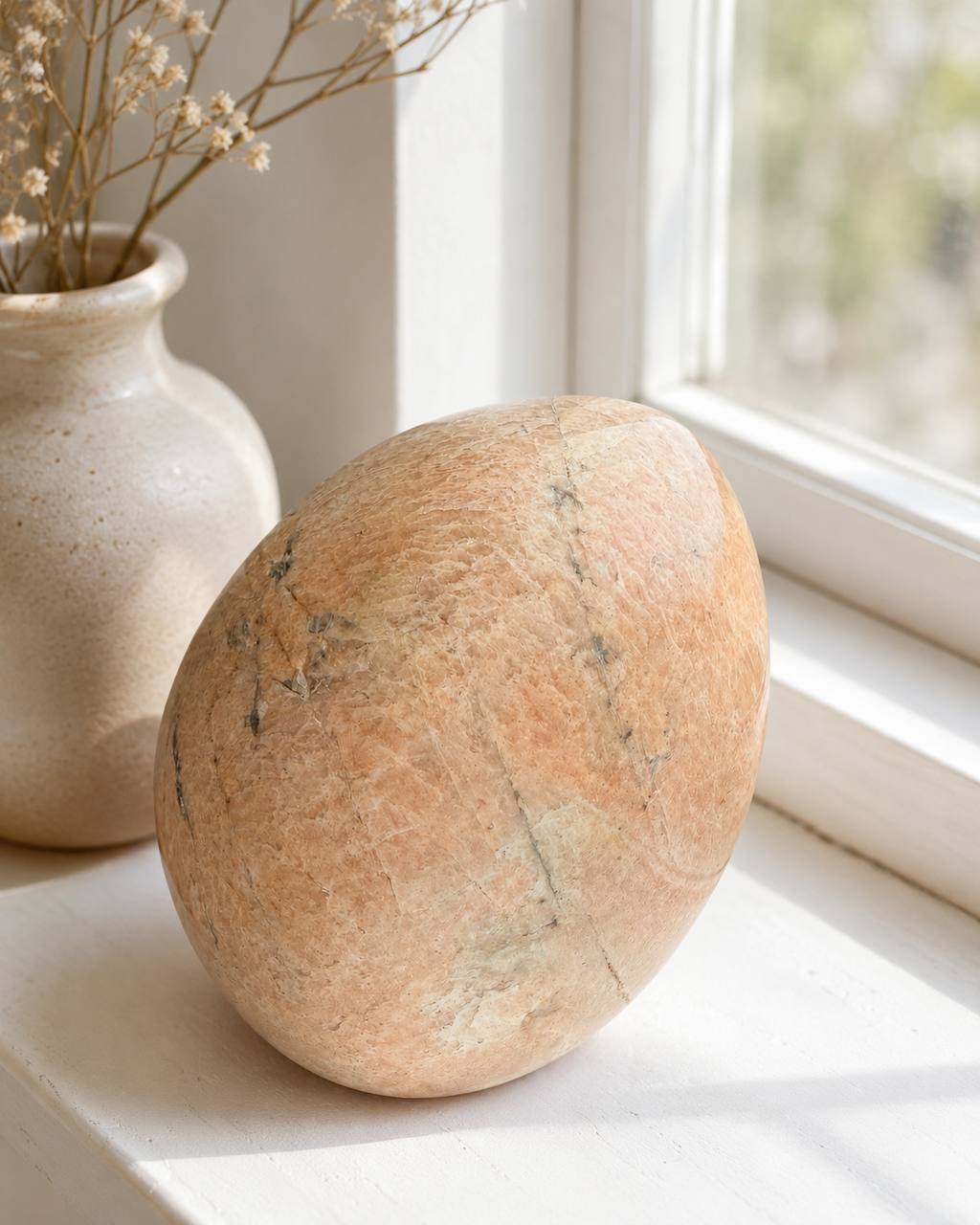Peach Moonstone Standing Freeform