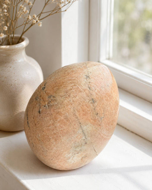 Peach Moonstone Standing Freeform