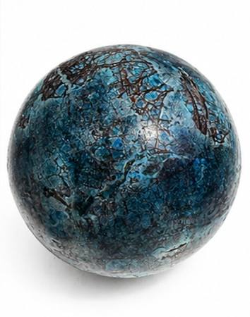 Blue Apatite Sphere