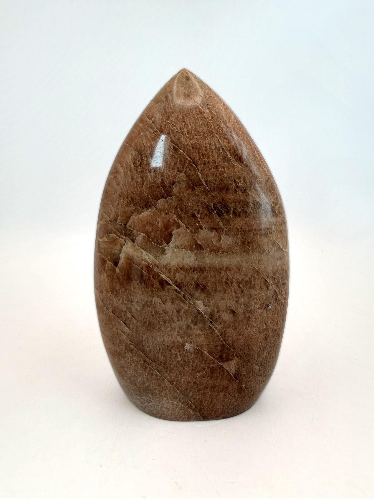 Peach moonstone flame freeform