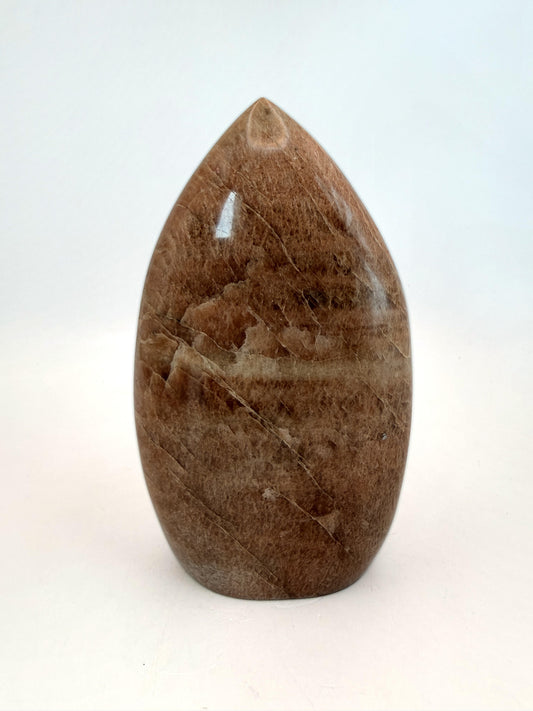 Peach moonstone flame freeform