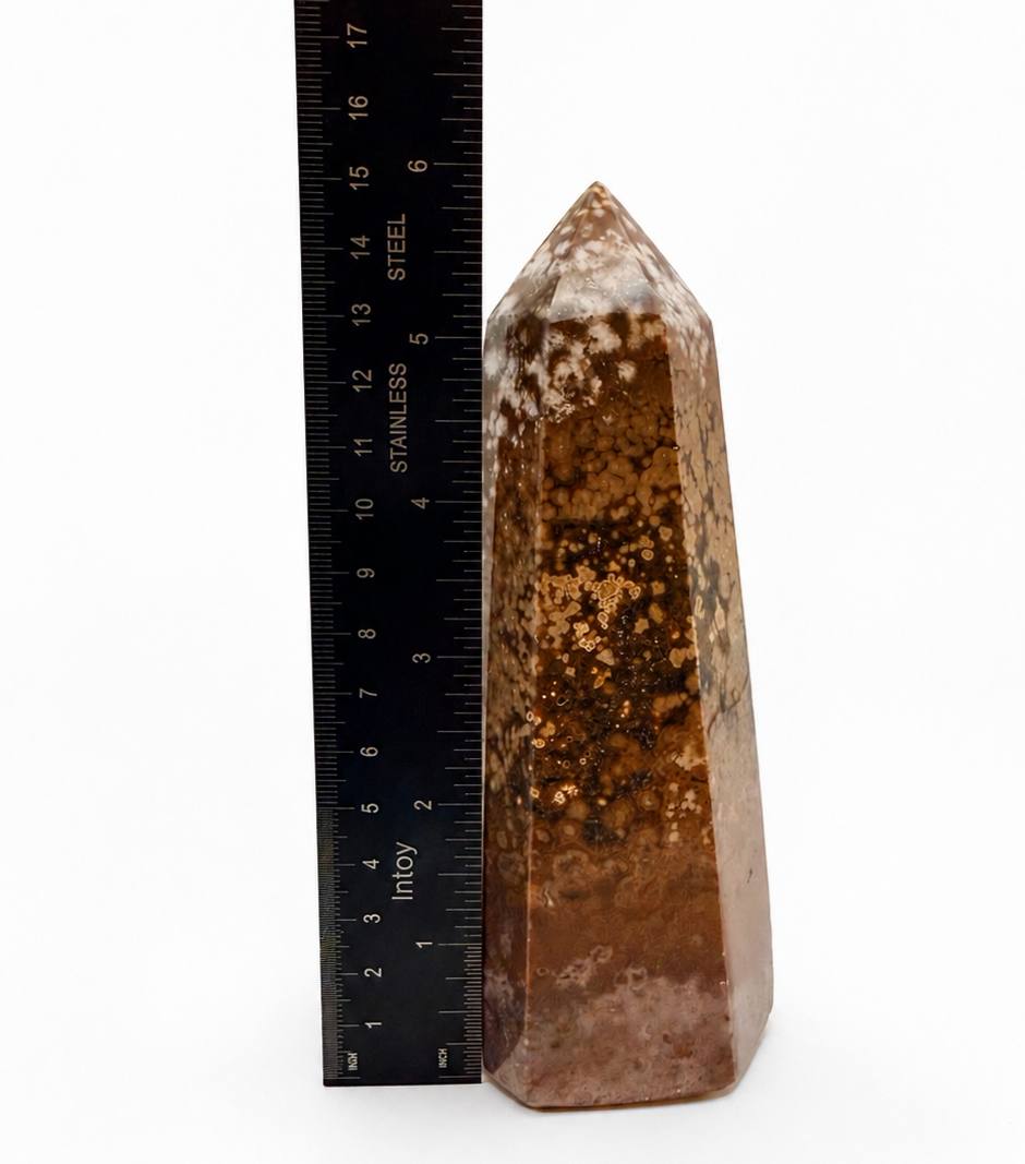 Ocean Jasper Tower height measurement 6 inches
