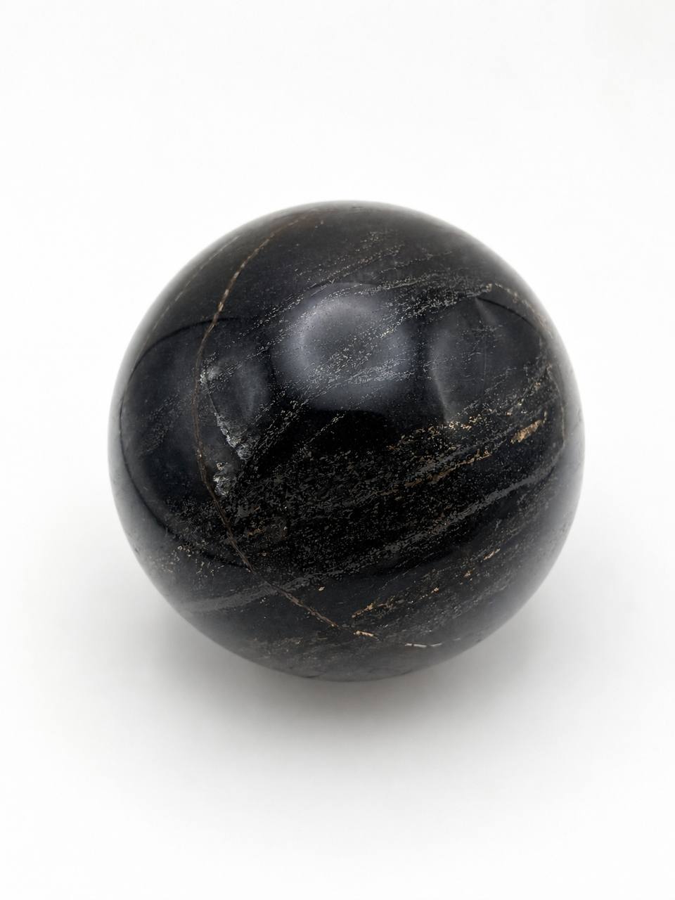 Silver Sheen Obsidian Sphere