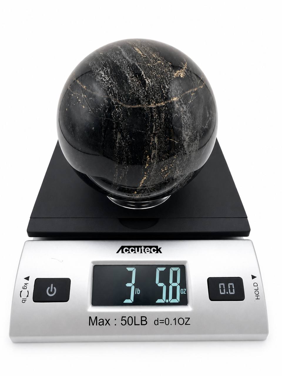 Silver Sheen Obsidian Sphere
