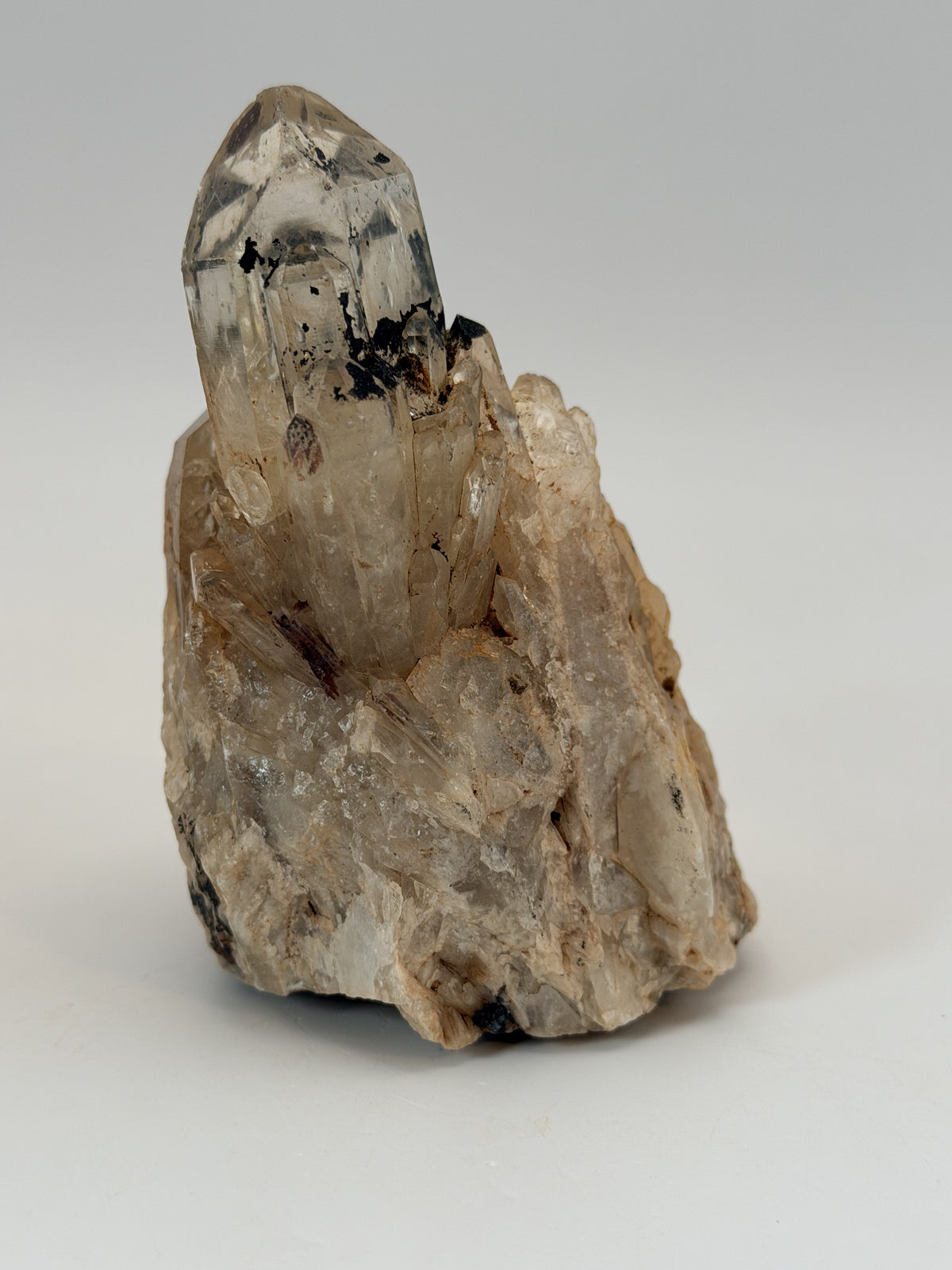 Kundalini citrine cluster, back
