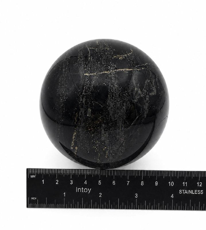 Silver Sheen Obsidian Sphere