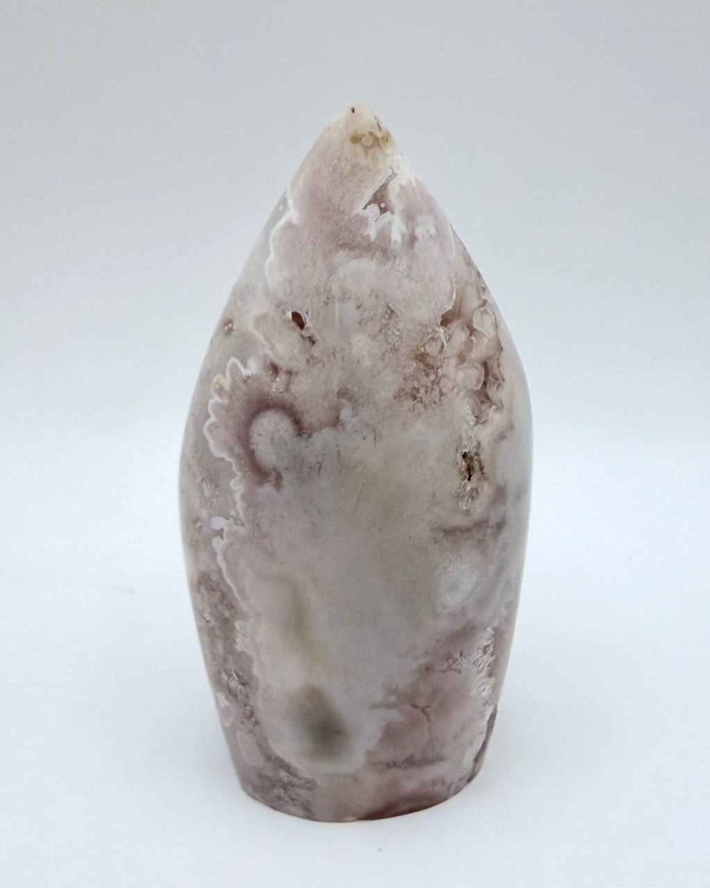 Pink Flower Agate flame alternate angle