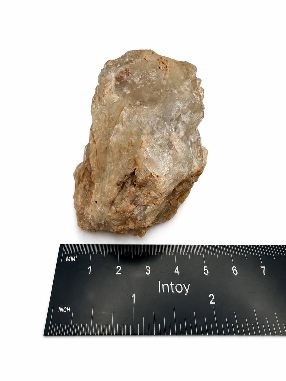 Congo Citrine Crystal Point with Red Clay Matrix