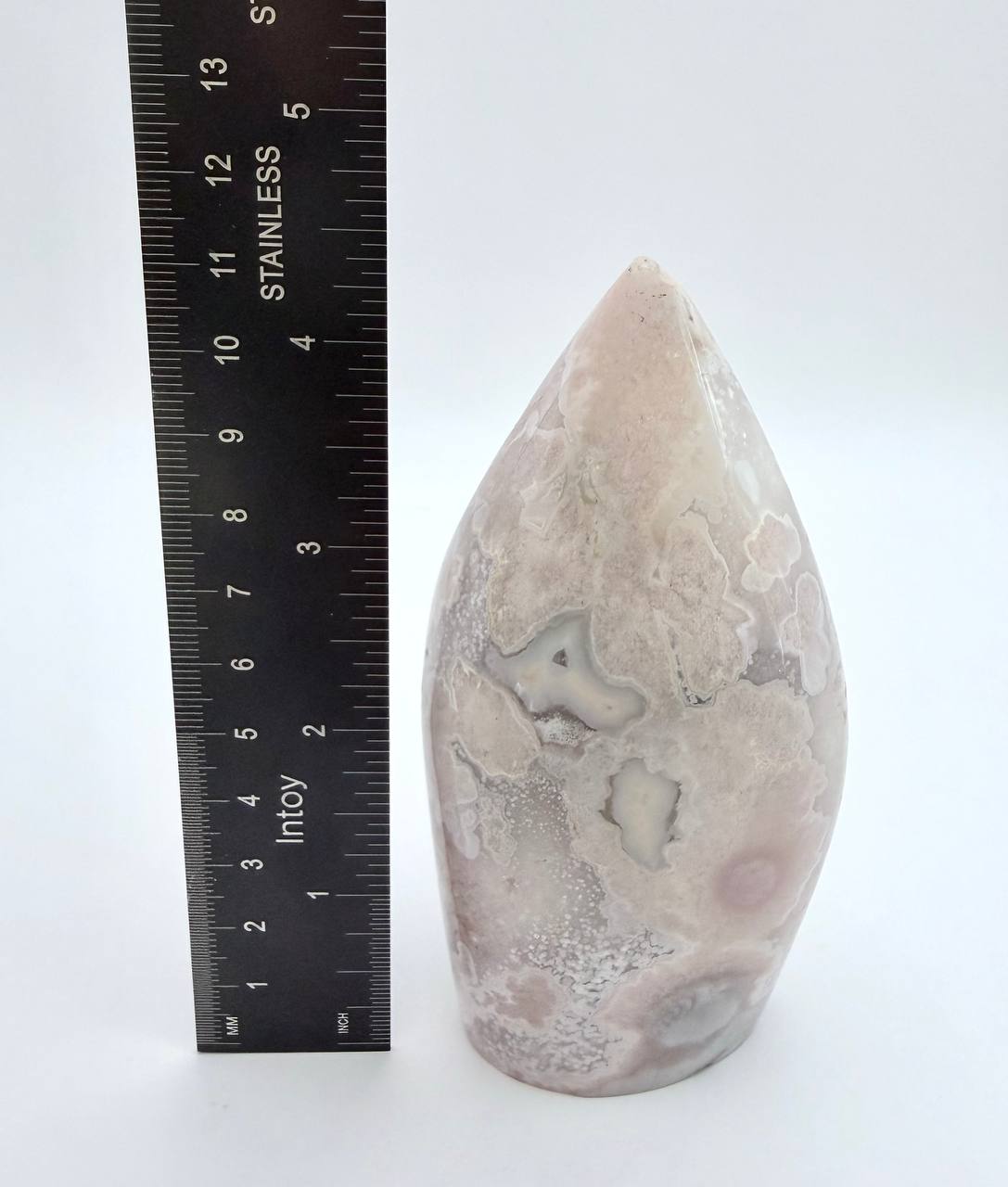 Height against ruler: about 4.5 inches