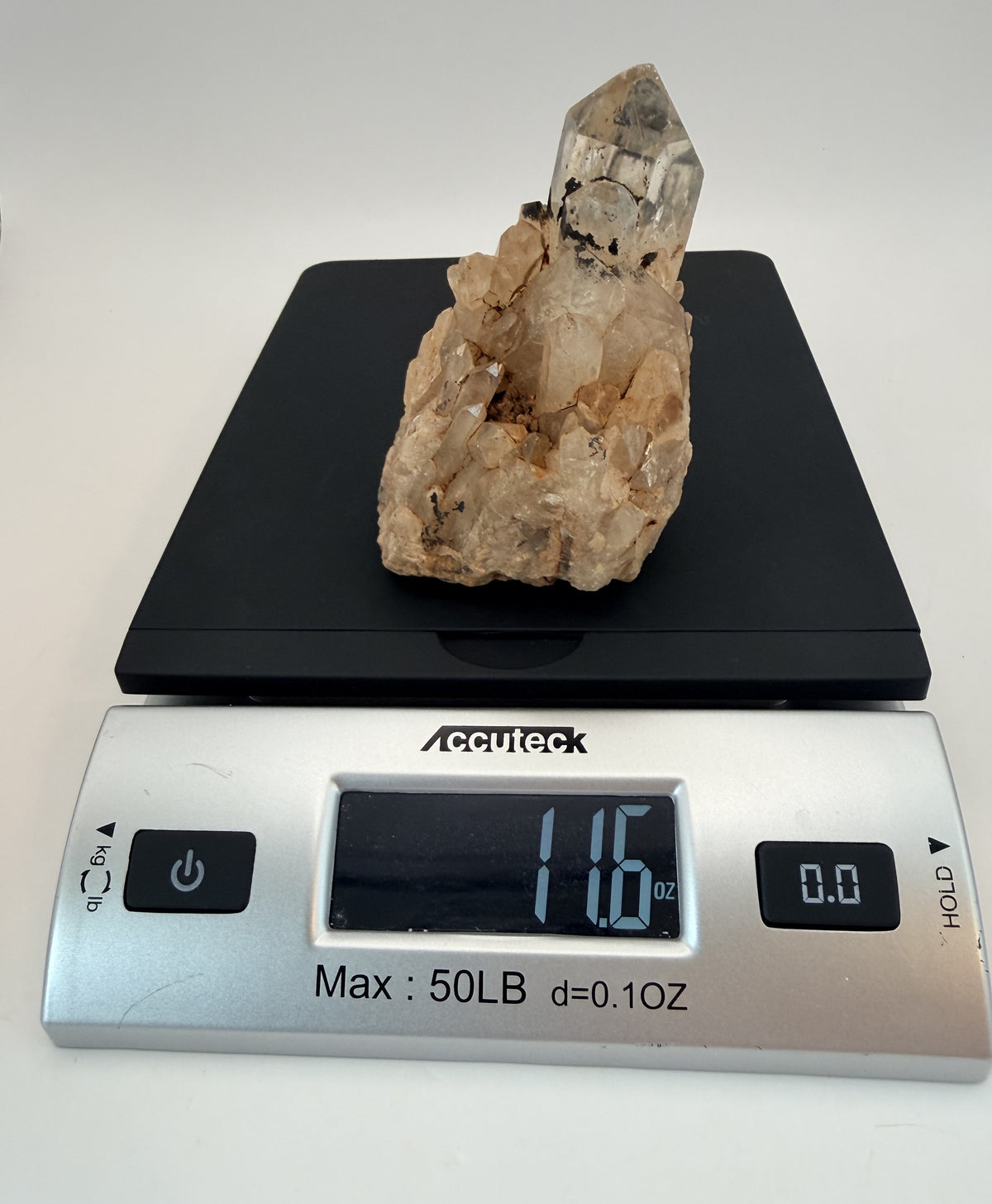Kundalini citrine cluster, weight