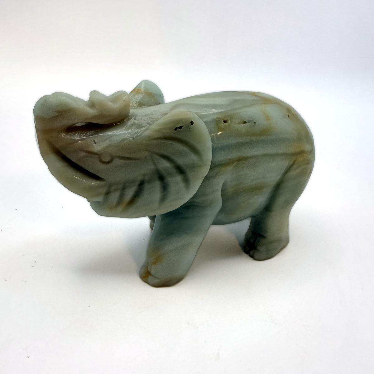 Other side of the carved elephant