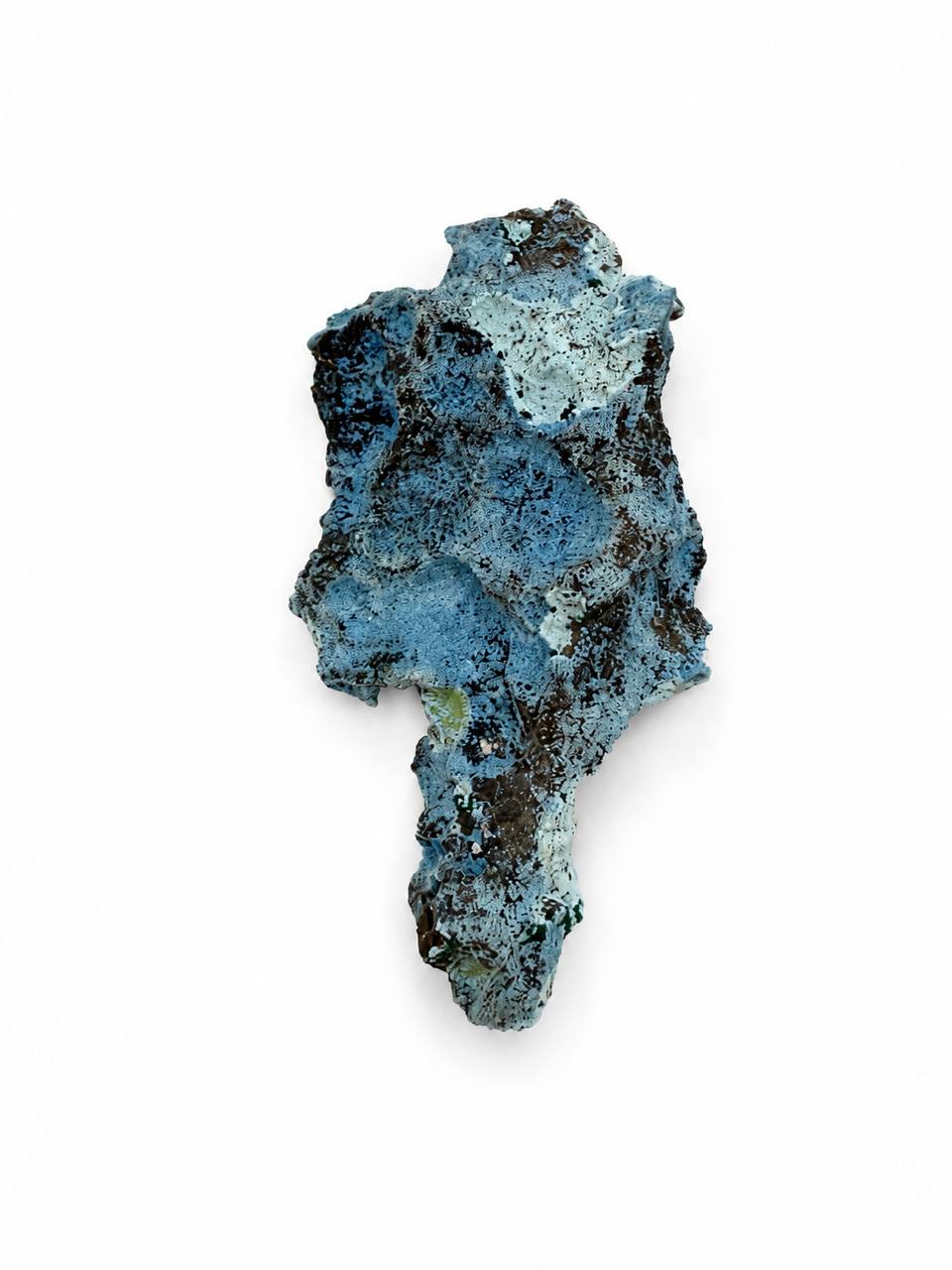 Plancheite back side of dioptase plate specimen