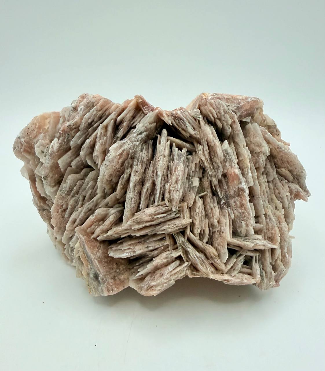 Raw Barite Specimen from Morocco, Natural Heavy Spar Crystal Cluster for Shelf and Collection