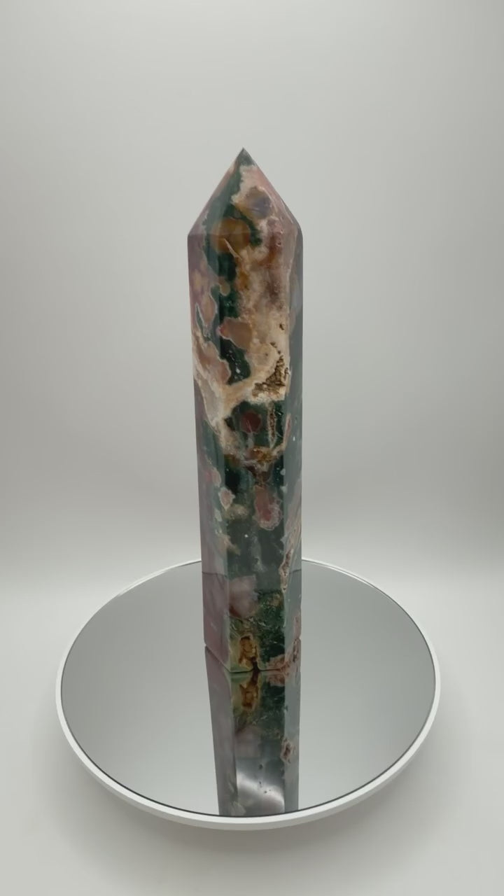 Ocean jasper tower video showing all sides