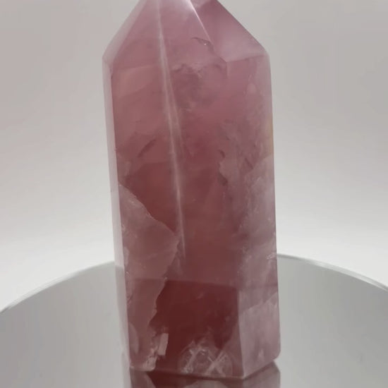 Rose Quartz Tower - video showing all angles and light play