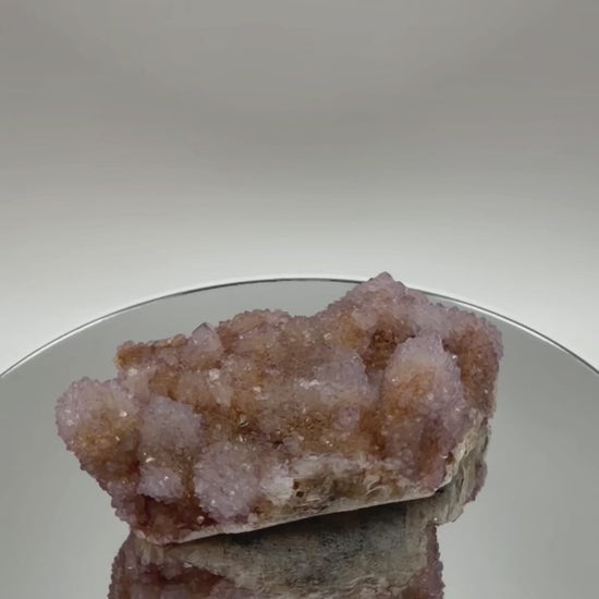 Spirit Quartz Cluster, video showing druzy sparkle and all angles