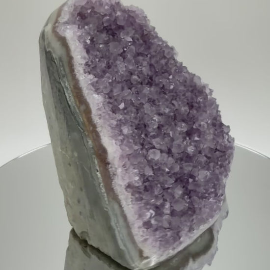 Lavender amethyst cluster video
