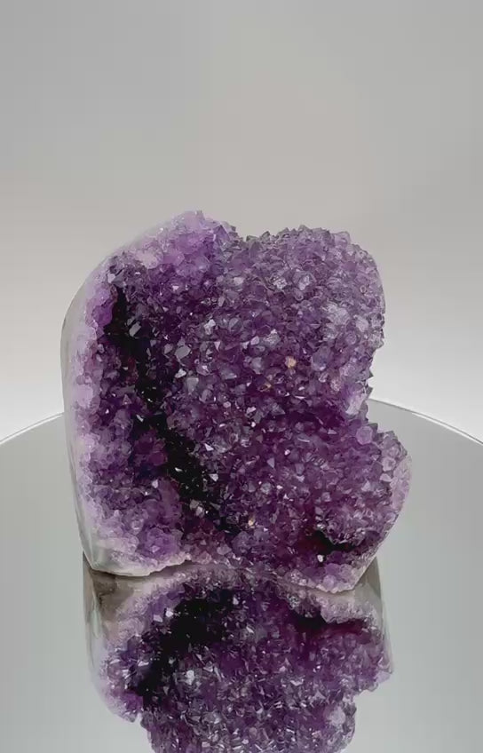 Amethyst Geode Cluster rotating video