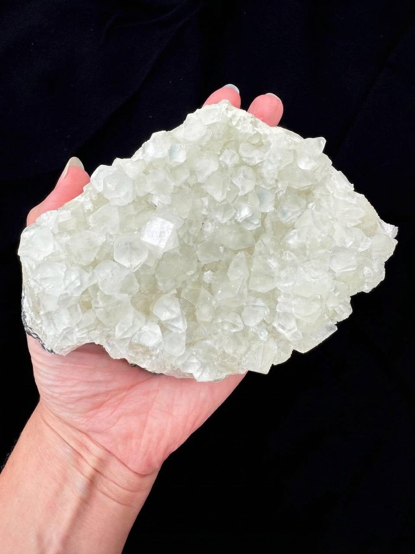 Large Apophyllite Crystal Cluster | Statement Piece | High Vibration Centerpiece