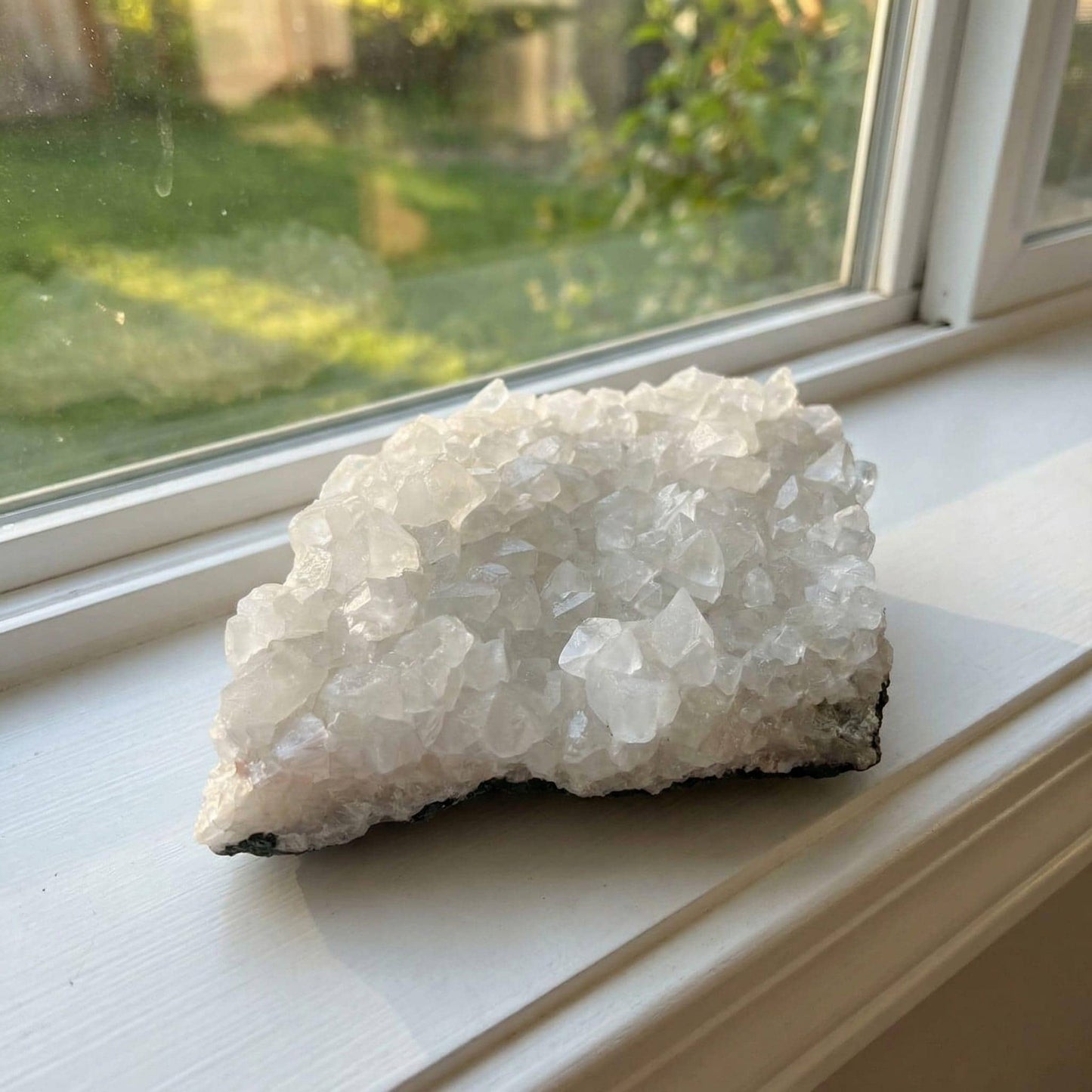 Large Apophyllite Crystal Cluster | Statement Piece | High Vibration Centerpiece