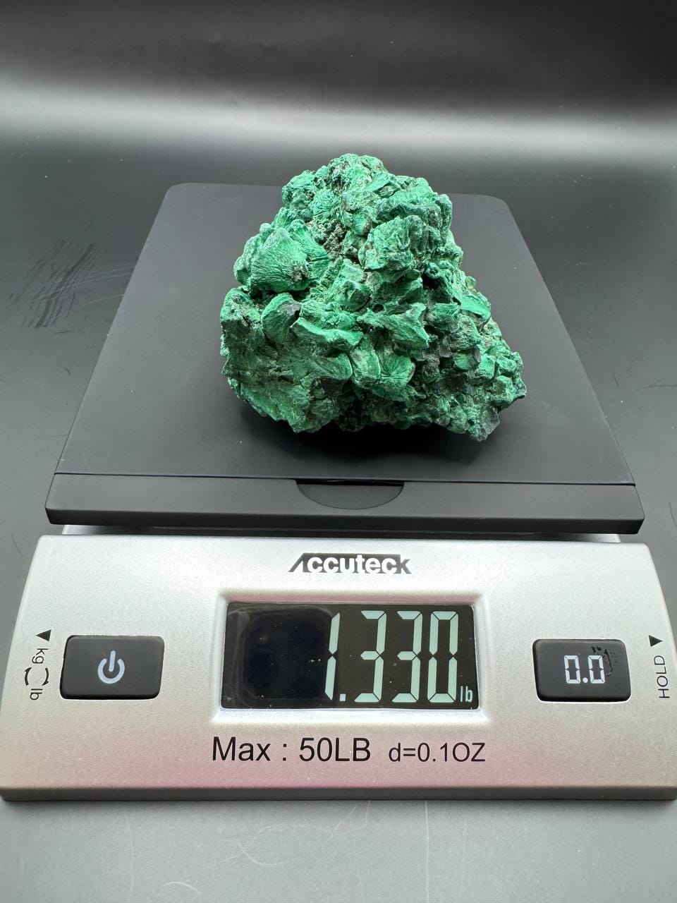 Large Raw Fibrous Malachite Specimen. Velvet Malachite Crystal Cluster, Natural Green Mineral, 1.33 lbs