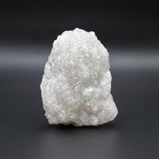 Raw White Apophyllite Crystal Cluster with Display Stand. Natural Sparkly Mineral Specimen, Cubic Crystal Formation